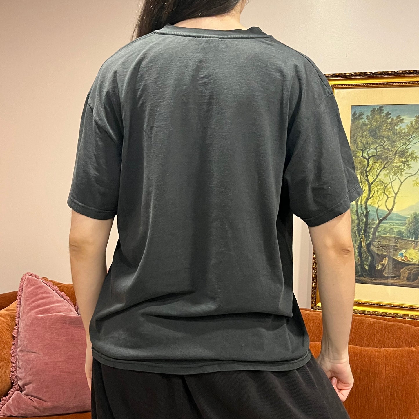 DUMP YOUR REPUBLICAN BOYFRIEND animal t-shirt with pink text (L)