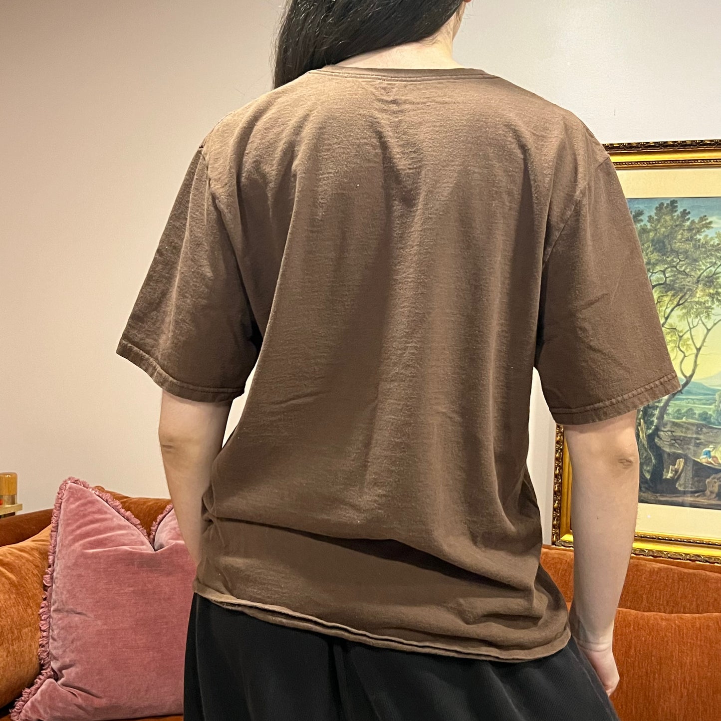 DUMP YOUR REPUBLICAN BOYFRIEND animal t-shirt with pink text (L)