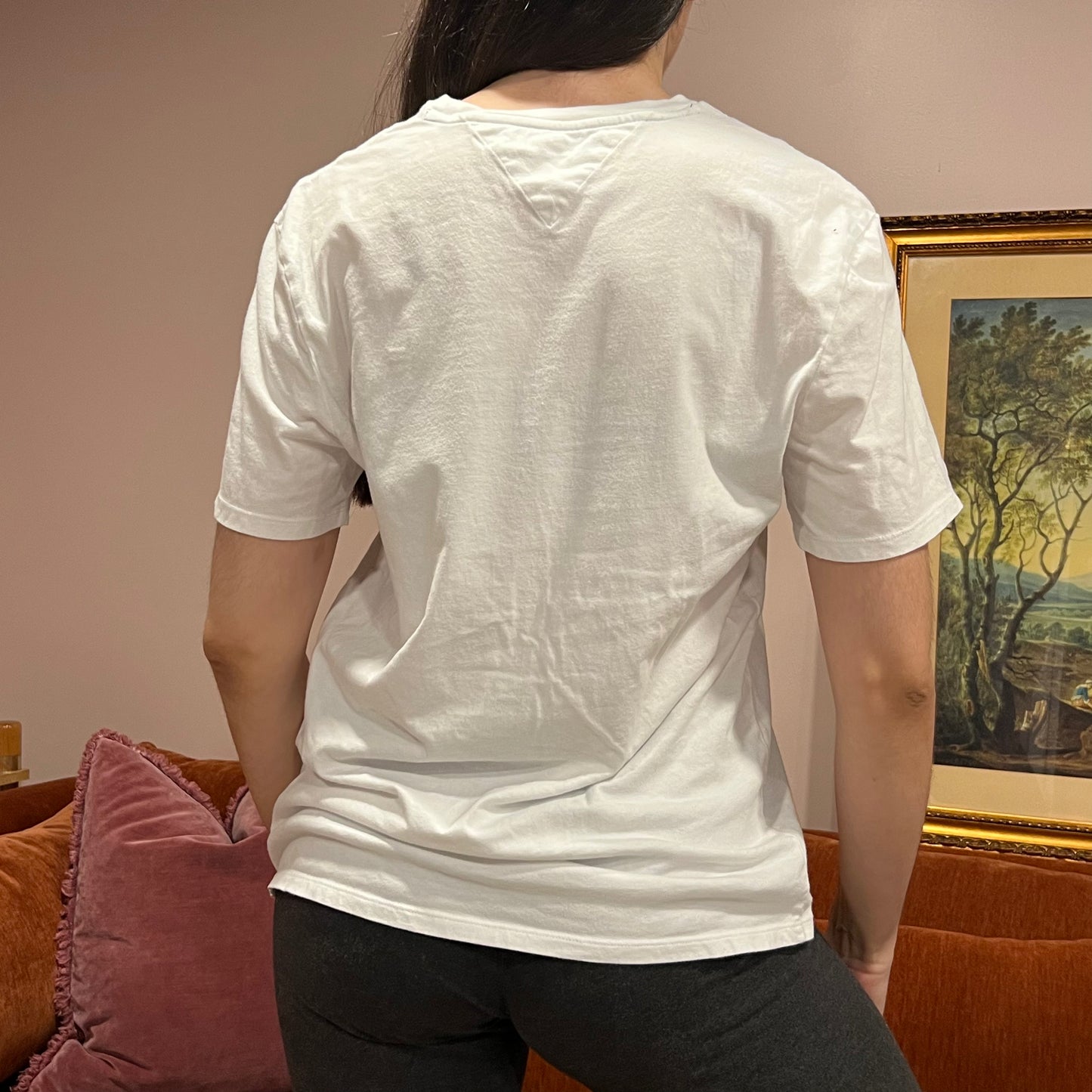 DUMP YOUR REPUBLICAN BOYFRIEND white t-shirt with red text (M)