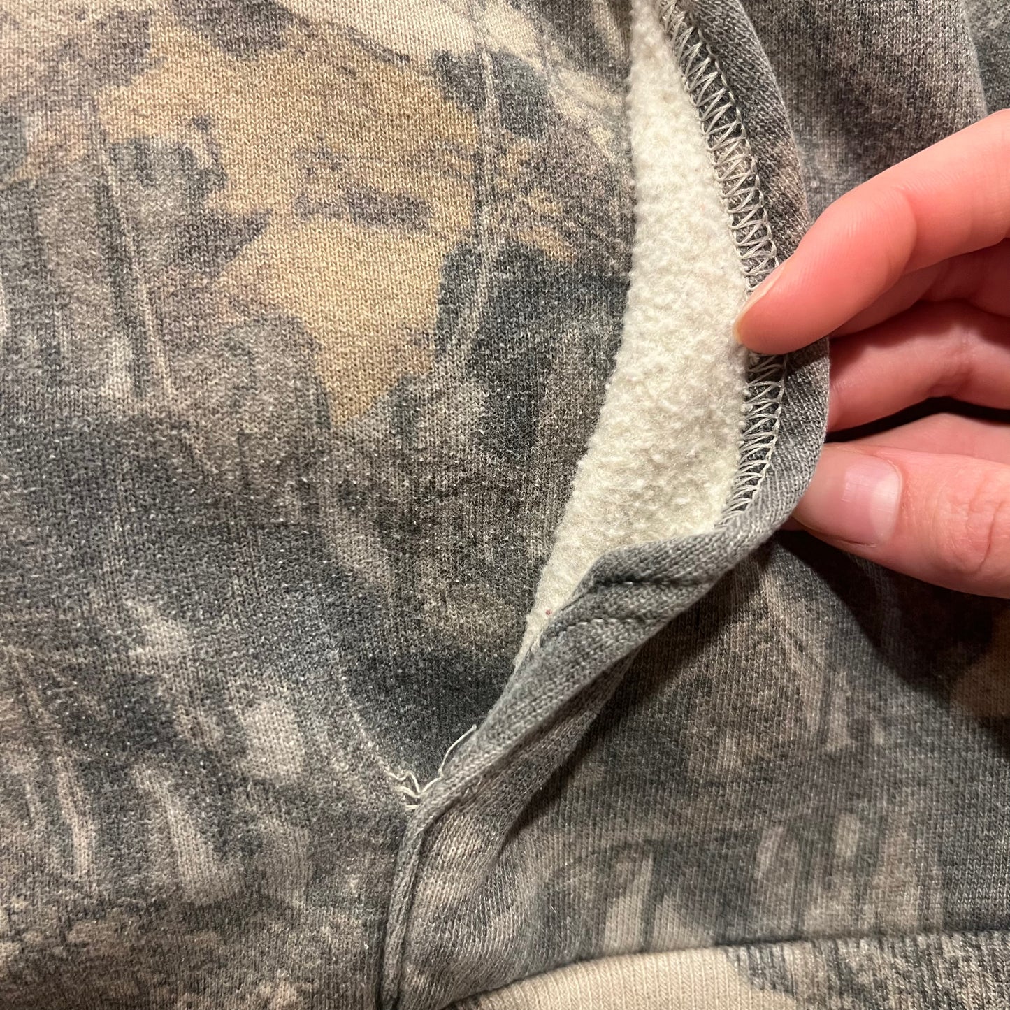 DUMP YOUR REPUBLICAN BOYFRIEND camo zip-up with pink text (XL)