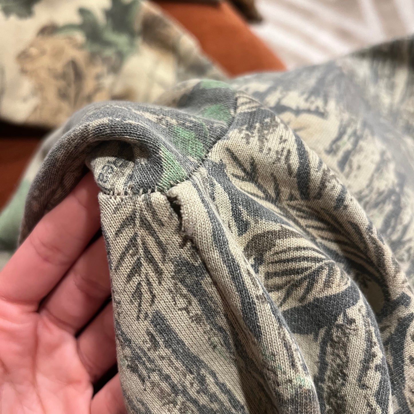DUMP YOUR REPUBLICAN BOYFRIEND camo zip-up with pink text (L)