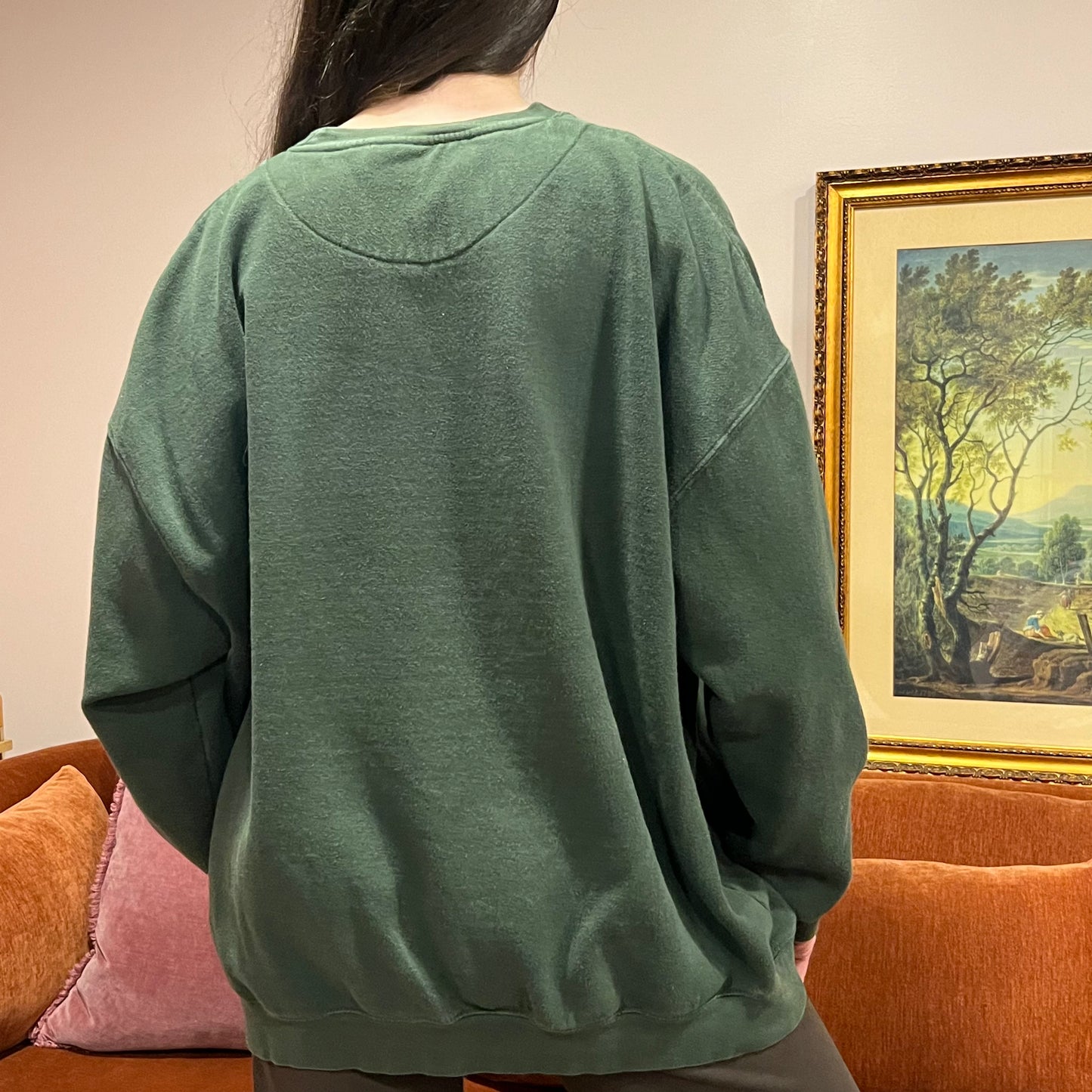 DUMP YOUR REPUBLICAN BOYFRIEND deer crewneck with white text (XL)