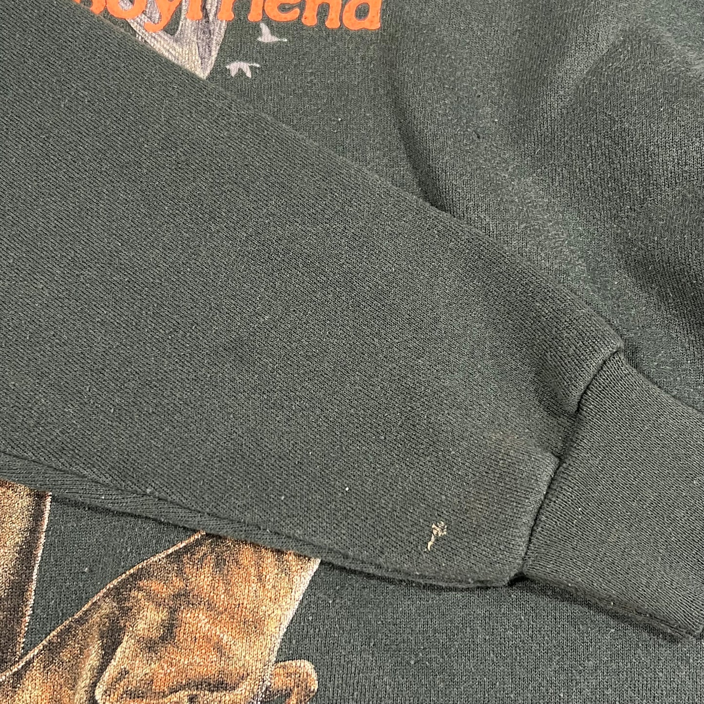 DUMP YOUR REPUBLICAN BOYFRIEND animal crewneck with orange text (XL)