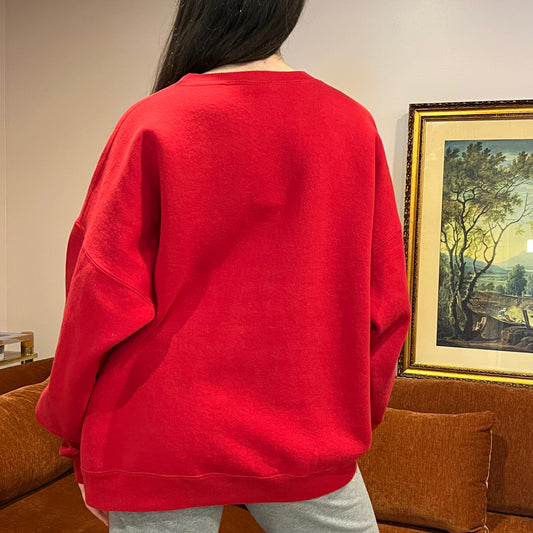 DUMP YOUR REPUBLICAN BOYFRIEND red crewneck with white text (XL)