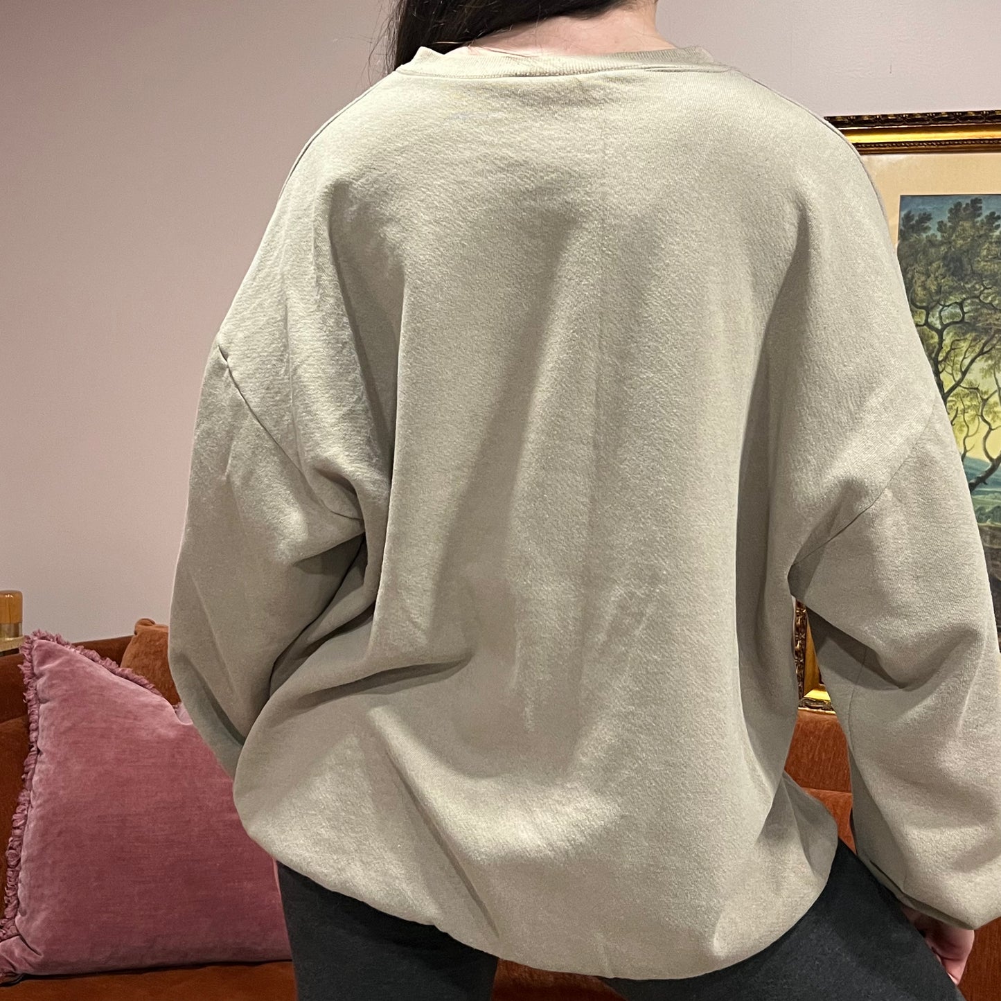 DUMP YOUR REPUBLICAN BOYFRIEND animal crewneck with orange text (2XL)