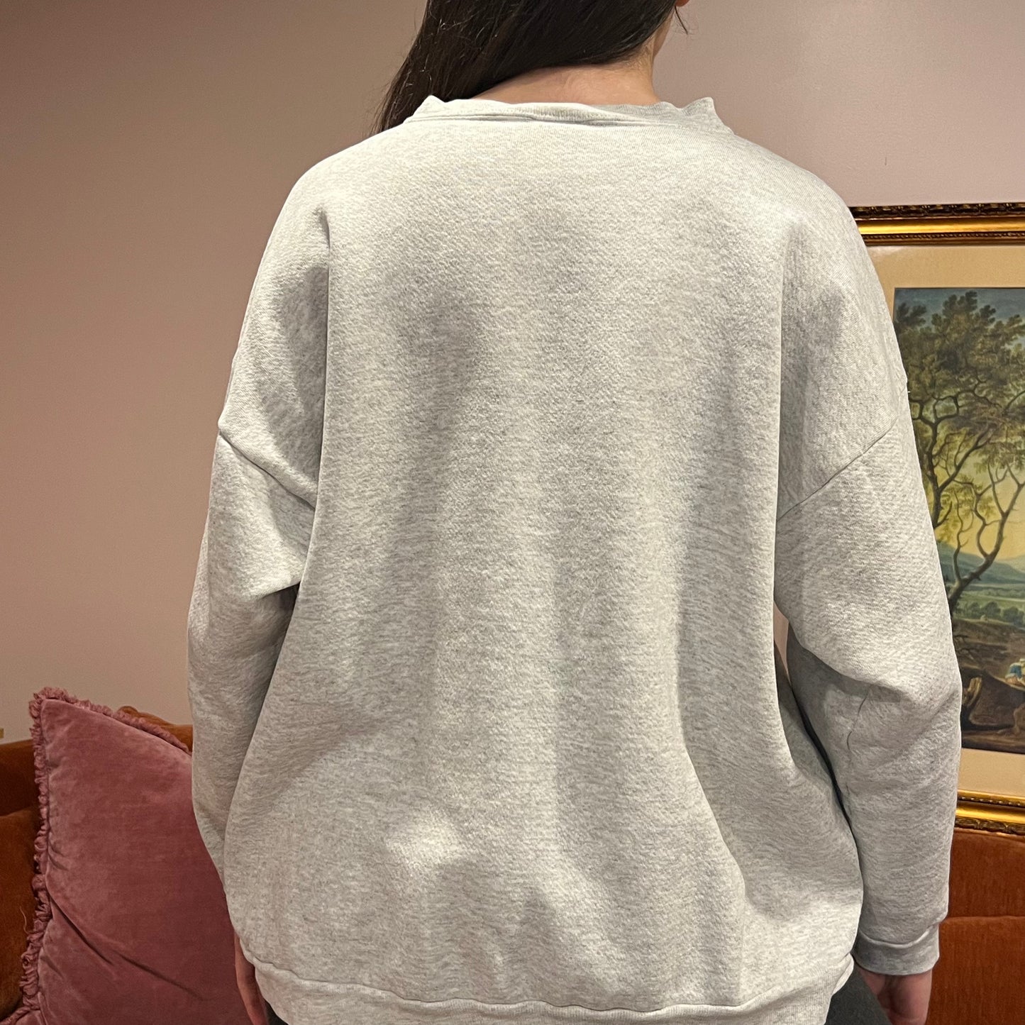 DUMP YOUR REPUBLICAN BOYFRIEND animal crewneck with orange text (2XL)