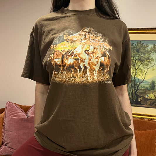 DUMP YOUR REPUBLICAN BOYFRIEND animal t-shirt with orange text (XL)