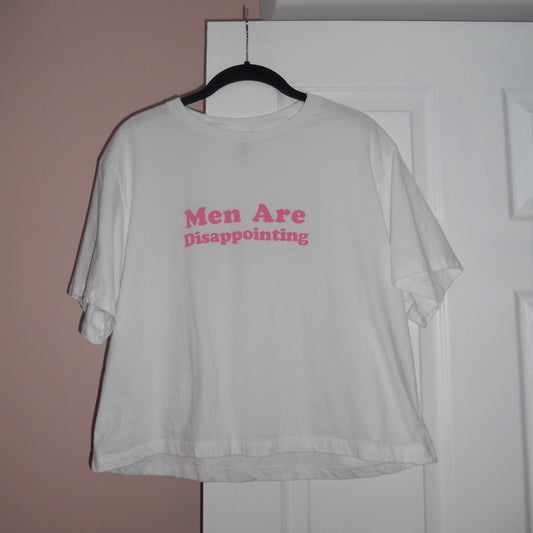 MEN ARE DISAPPOINTING boxy tee