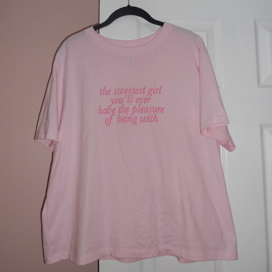 THE SWEETEST GIRL boxy tee