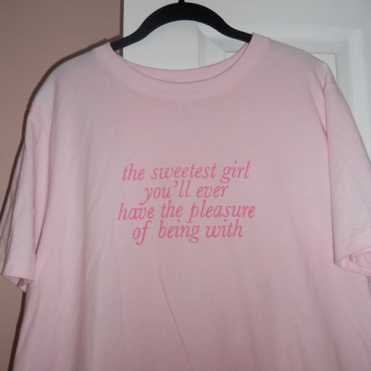 THE SWEETEST GIRL boxy tee