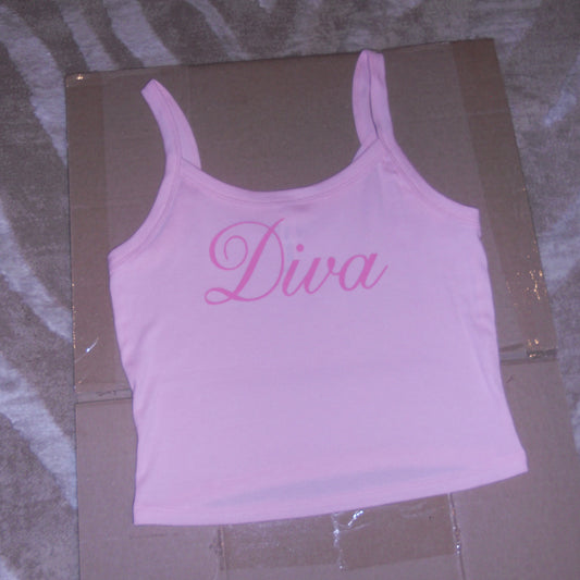 DIVA spaghetti strap tank
