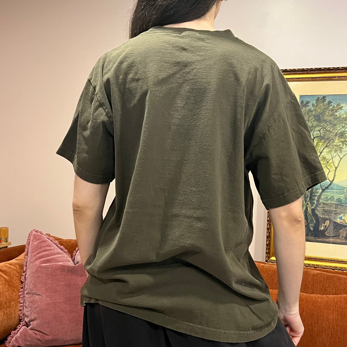 DUMP YOUR REPUBLICAN BOYFRIEND animal t-shirt with orange text (XL)