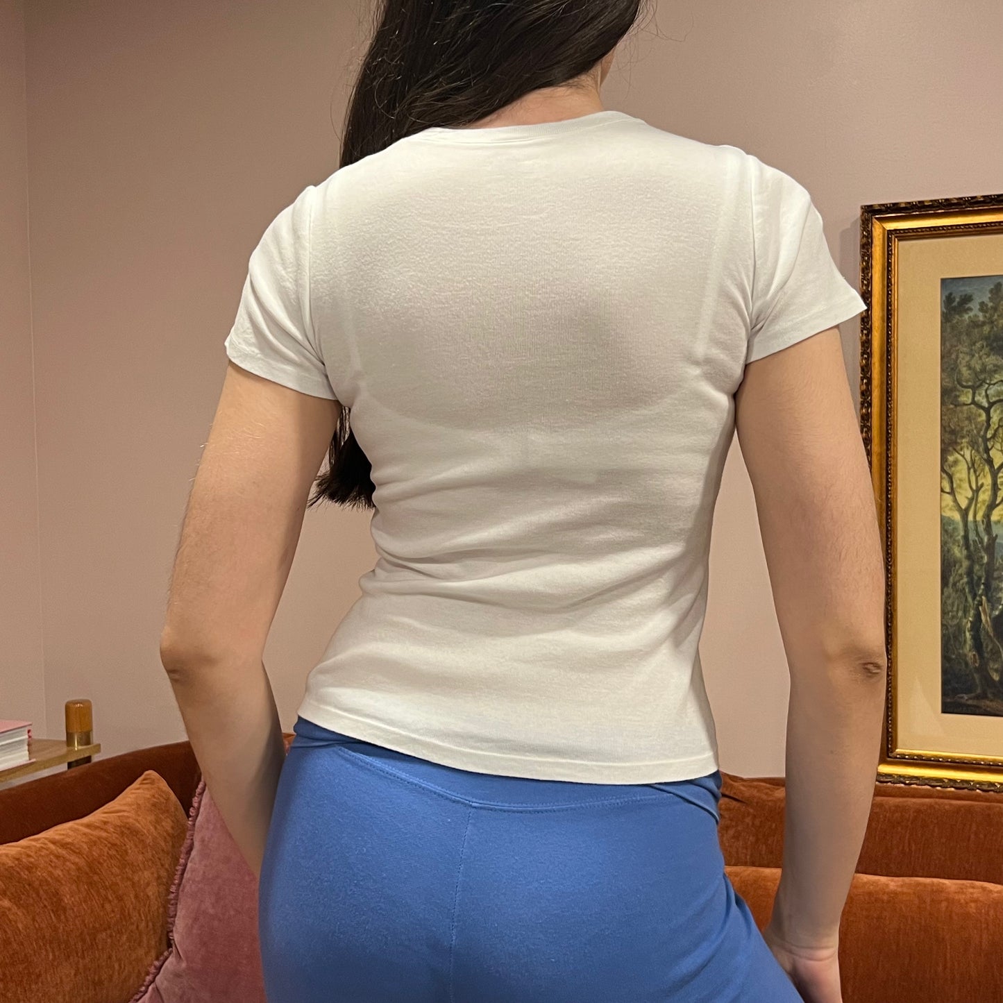 DUMP YOUR REPUBLICAN BOYFRIEND white t-shirt with red text (S)