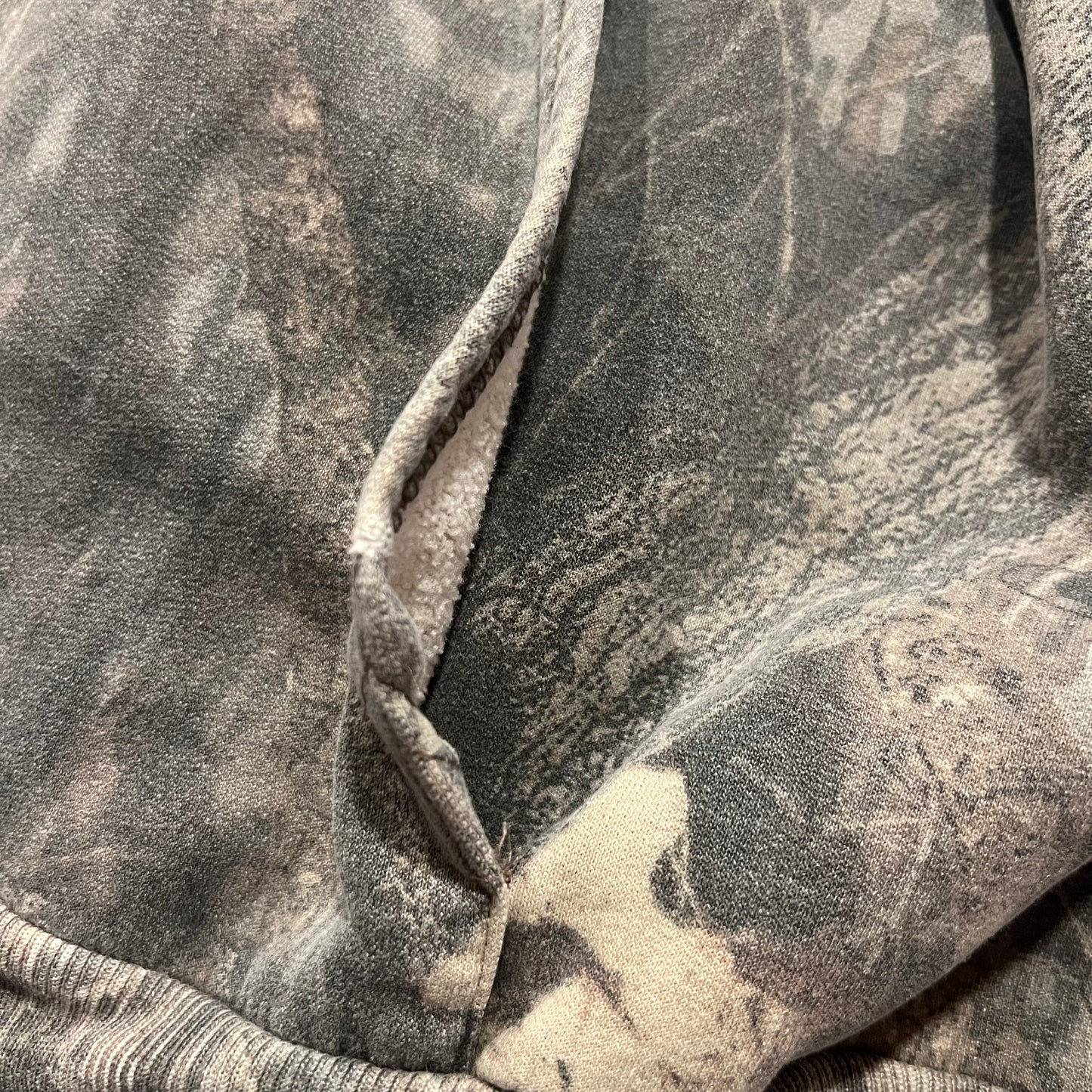 DUMP YOUR REPUBLICAN BOYFRIEND camo zip-up with orange text (XL)