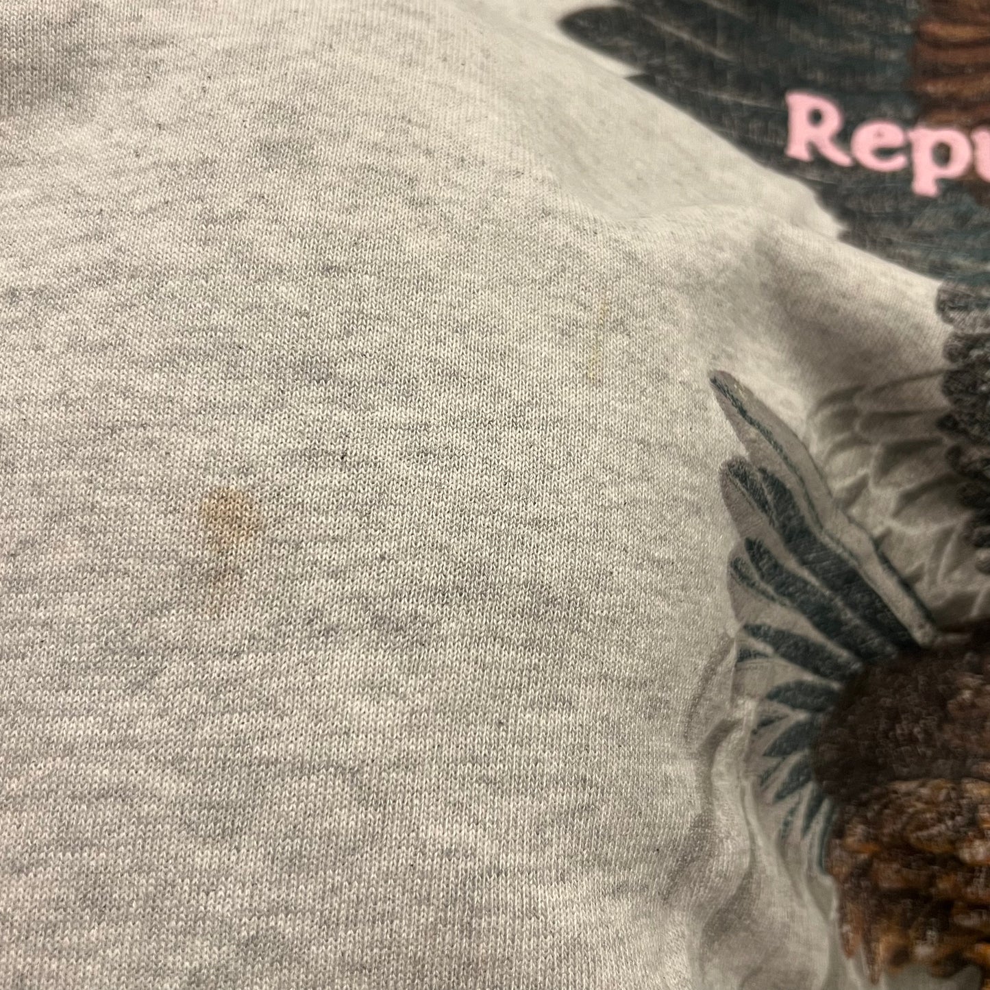 DUMP YOUR REPUBLICAN BOYFRIEND animal crewneck with pink text (XL)