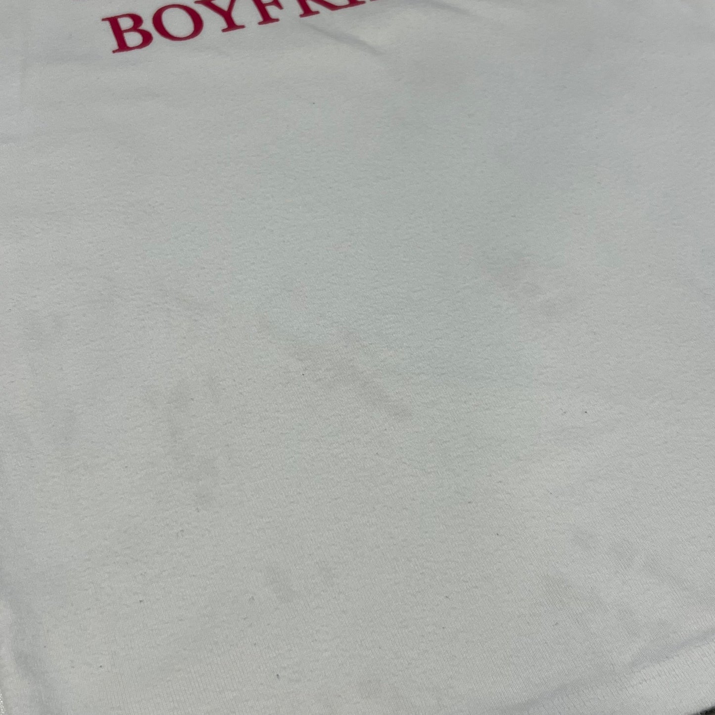 DUMP YOUR REPUBLICAN BOYFRIEND white tank with red text (S)