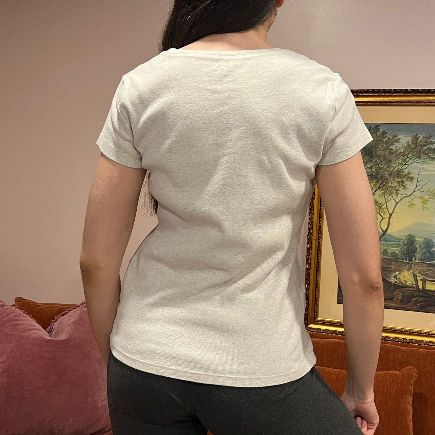 DUMP YOUR REPUBLICAN BOYFRIEND white t-shirt with red text (L)
