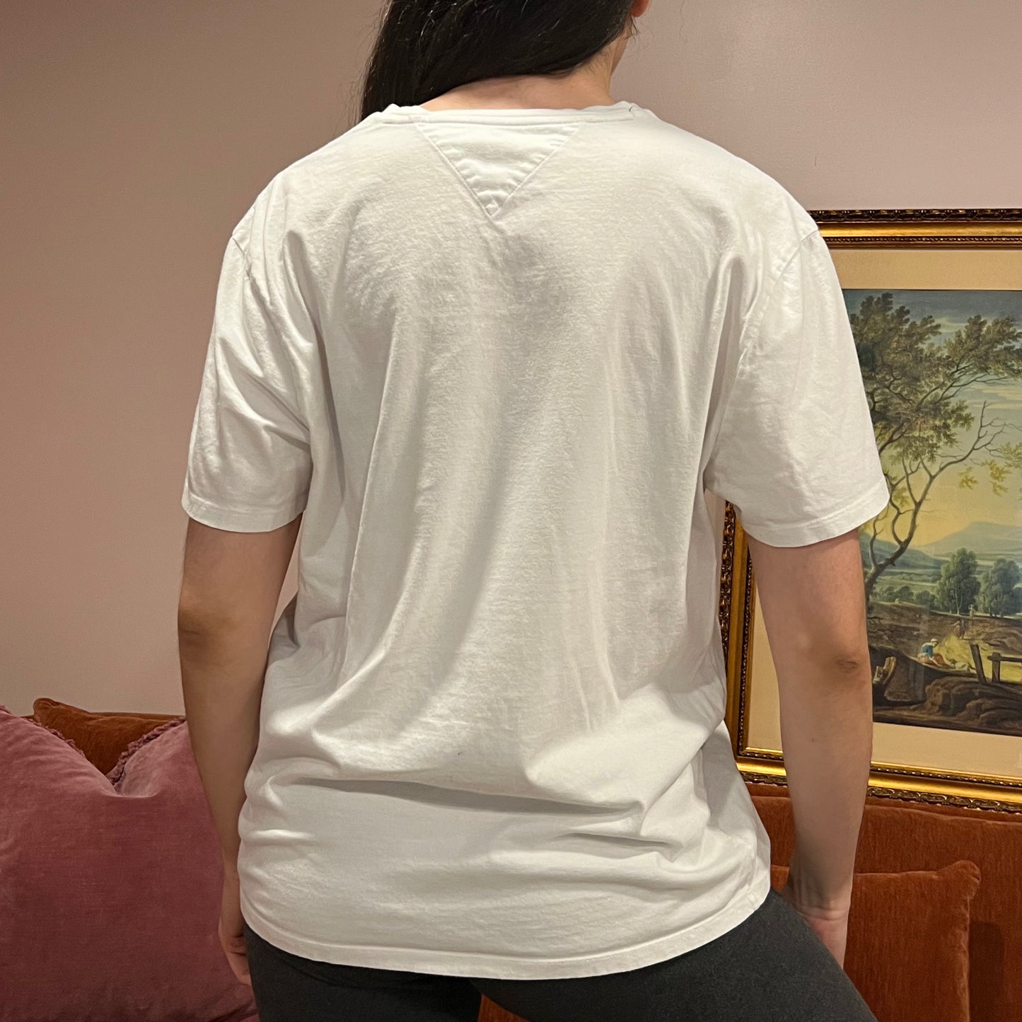 DUMP YOUR REPUBLICAN BOYFRIEND white t-shirt with red text (L)