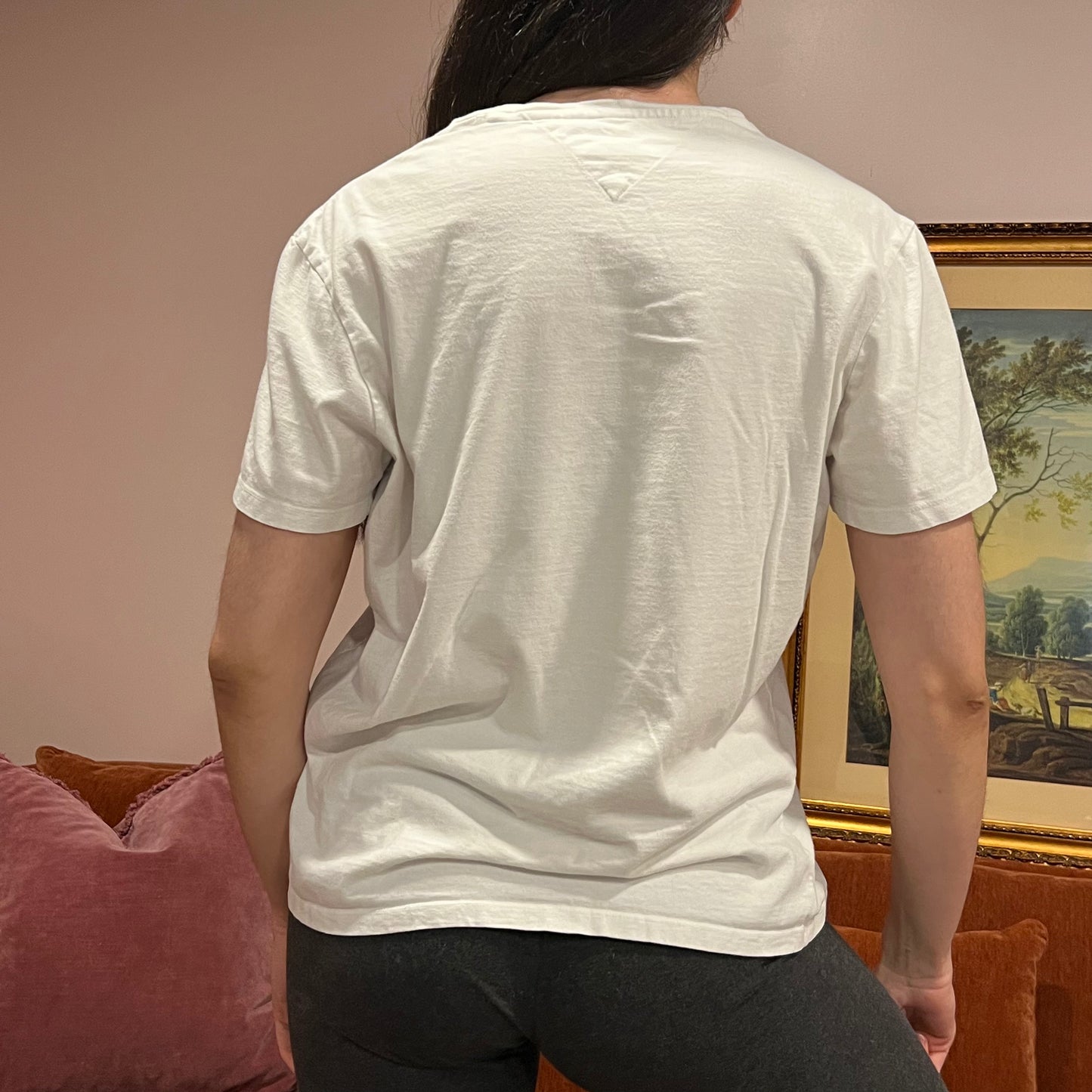 DUMP YOUR REPUBLICAN BOYFRIEND white t-shirt with red text (M)