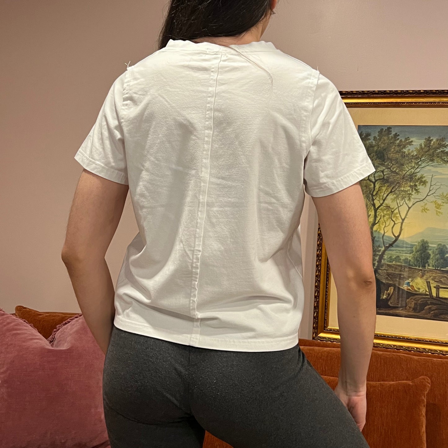 DUMP YOUR REPUBLICAN BOYFRIEND white t-shirt with red text (S)
