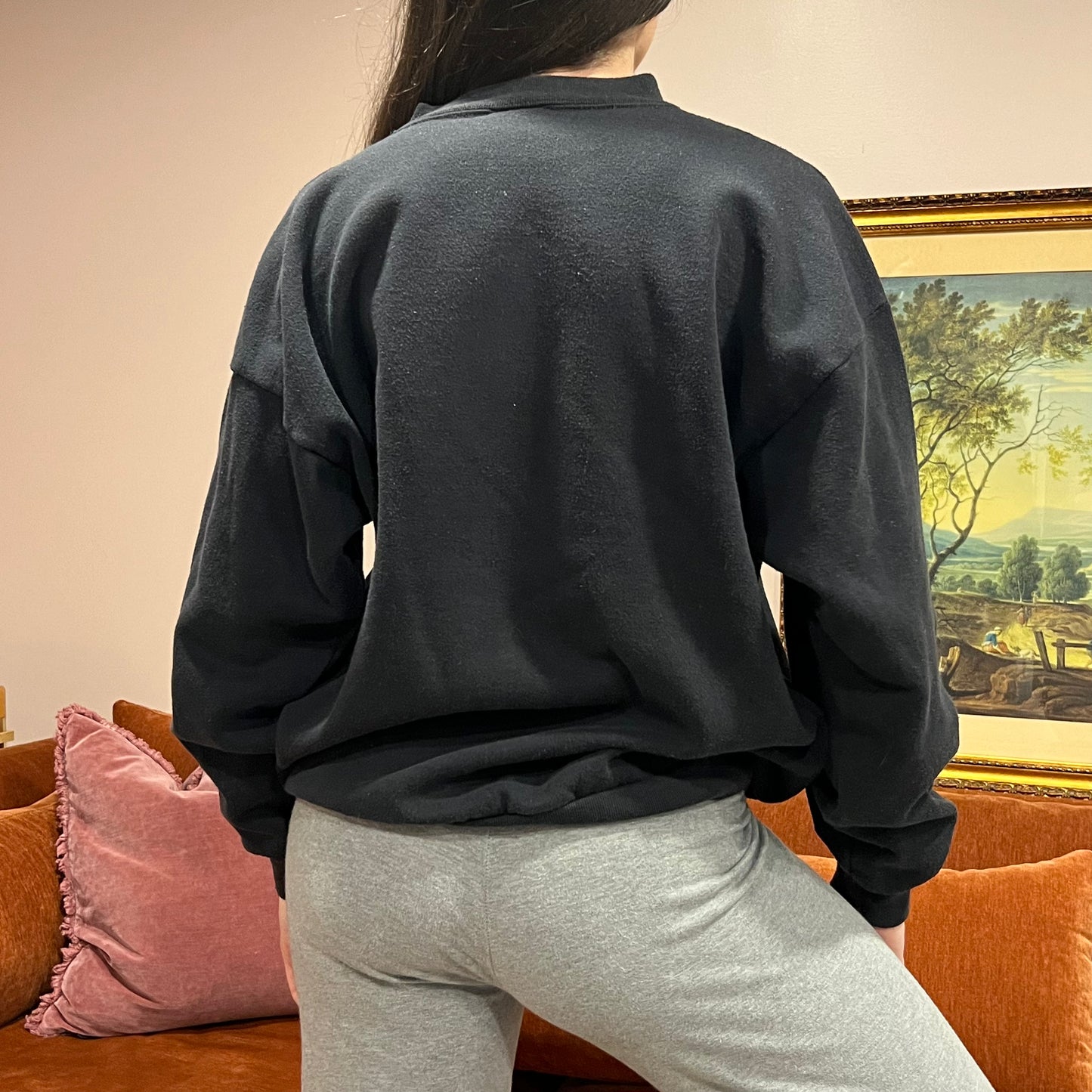DUMP YOUR REPUBLICAN BOYFRIEND animal crewneck with orange text (XL)