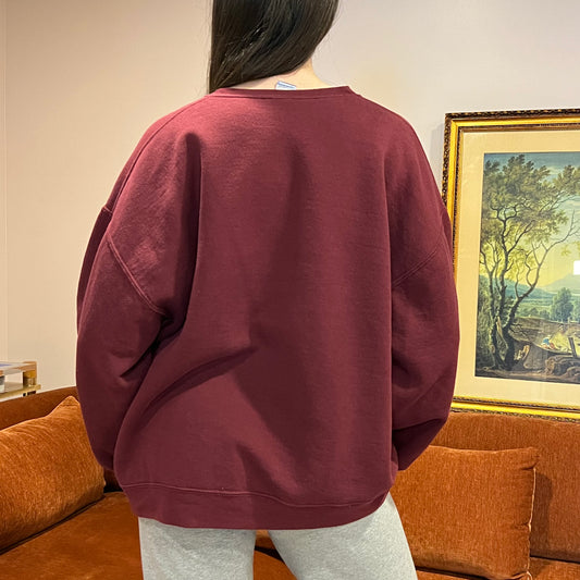 DUMP YOUR REPUBLICAN BOYFRIEND red crewneck with white text (XL)