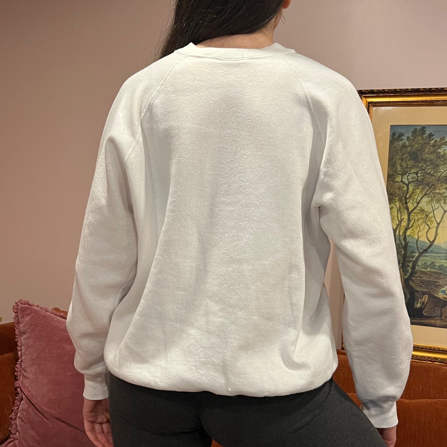 DUMP YOUR REPUBLICAN BOYFRIEND animal crewneck with orange text (XL)