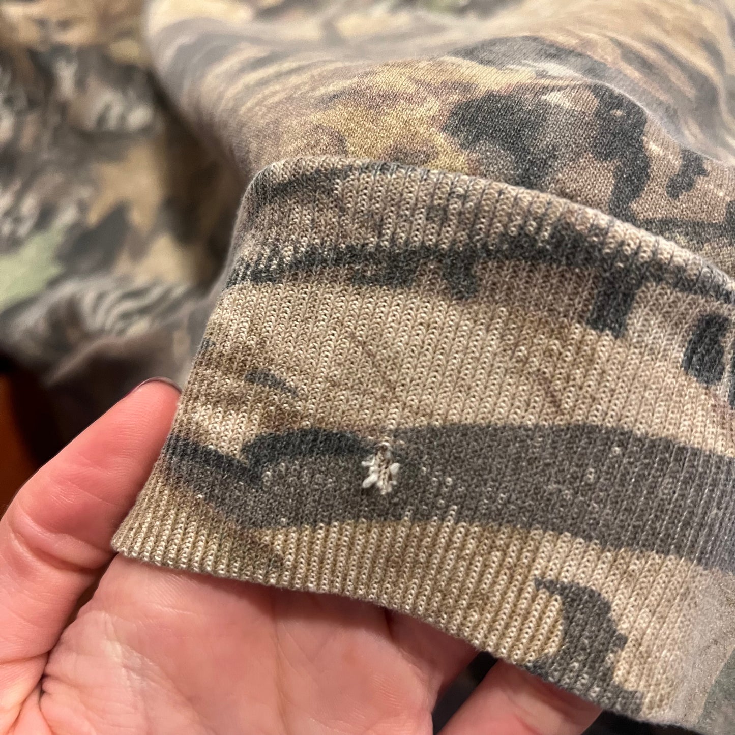 DIVORCE YOUR REPUBLICAN HUSBAND camo zip-up with pink text (XL)